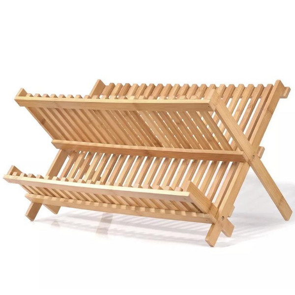 Bamboo Dish Drying Rack 