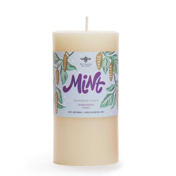 Holiday Aromatherapy Pillars, Mint