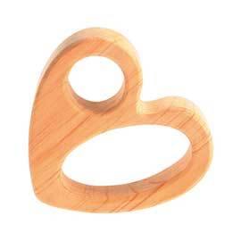 Wooden Grasping Toy Heart
