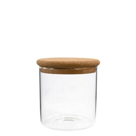 Glass Canister with Cork Lid
