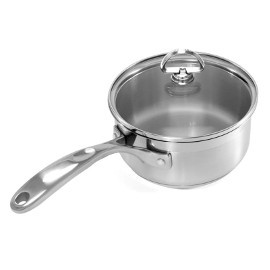 1.5 Quart Stainless Steel Saucepan with Lid
