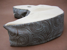 Organic Nursing Pillow - Blue Truffles