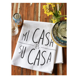 Cotton Tea Towel, Mi Casa Es Su Casa