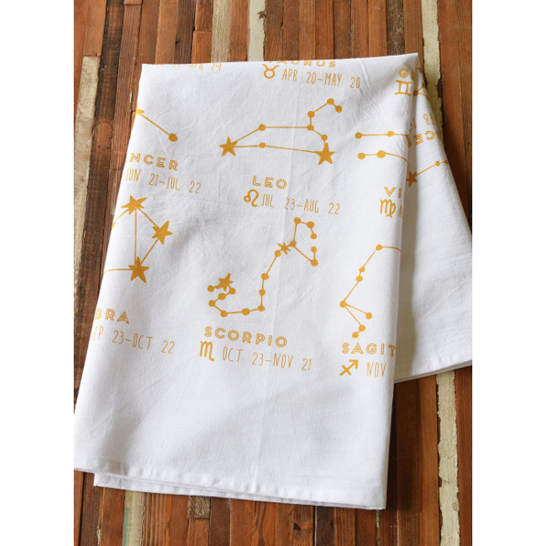 Cotton Tea Towel, Constellation