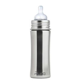 Kiki 11oz Stainless Steel Baby Bottle