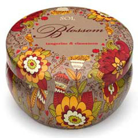 Aromatherapy Candle Tin, Tangerine & Cinnamon