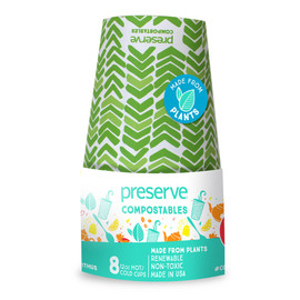 Compostable 12 oz cups, Seagrass (8 count)