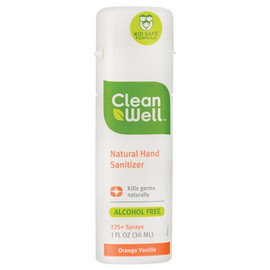 Natural Hand Sanitizer Spray, Orange Vanilla 1oz