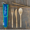 Bamboo Utensil Set in rePETe MightyNest Holder