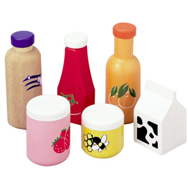 wood Food and Beverage Set