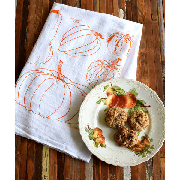 Cotton Tea Towel, Squash