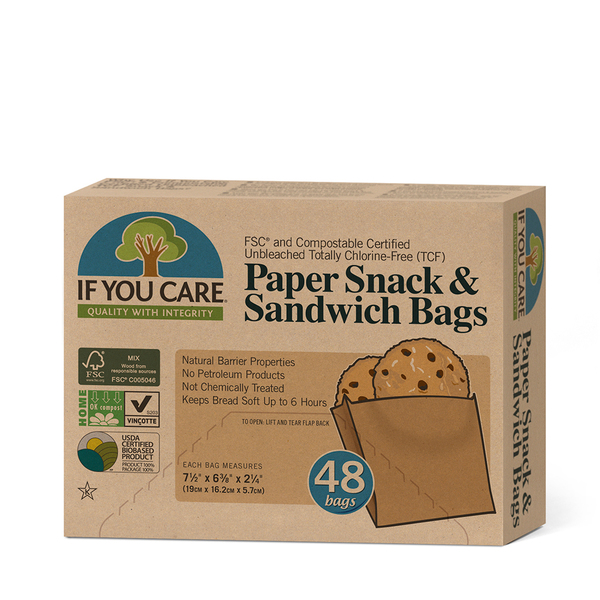 Unbleached Paper Sandwich Bags