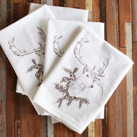 Deer Dinner Napkins, Set of 4